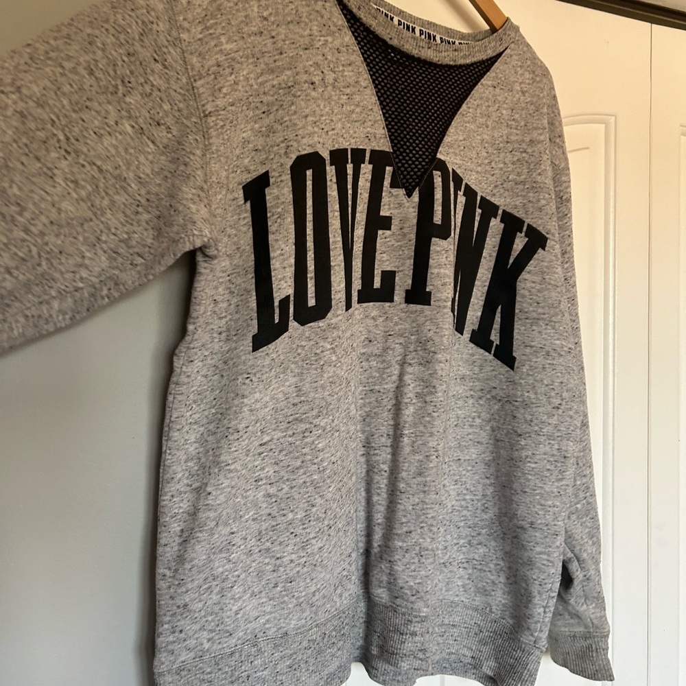 Love Pink Grey Sweater